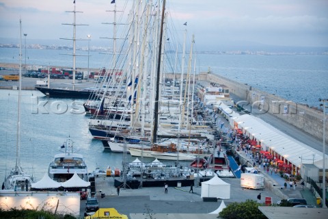 PALMA MAJORCA  JUNE 16TH  Fiftytwo of the worlds largest and most expensive sailing superyachts have