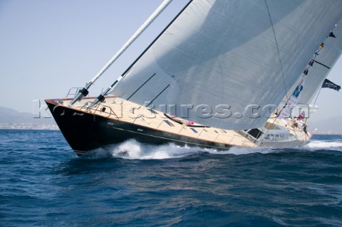 PALMA MAJORCA  JUNE 19TH  The 46m yacht Pink Gin wins Division 1 sailing on New Zealand Millenium Da