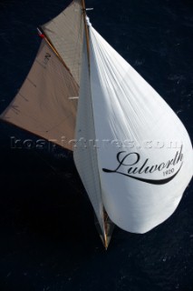 The classic yacht Lulworth sailing on Fortis Day of the Superyacht Cup Ulysse Nardin 2007 in Palma, Majorca