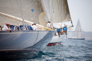 The J-Class Valsheda on the first sailing day of the Superyacht Cup Ulysse Nardin 2007