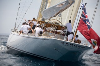 The J-Class Ranger on the first sailing day of the Superyacht Cup Ulysse Nardin 2007