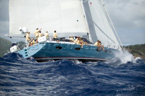 Patient Falcon  The Superyacht Cup 2007 Antigua in the Caribbean