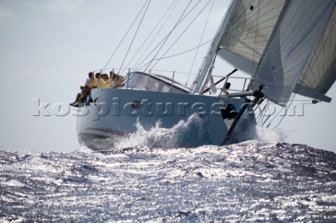 Patient Falcon  The Superyacht Cup 2007 Antigua in the Caribbean