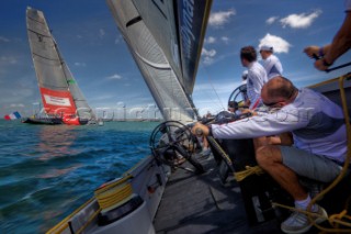 Auckland, 29 01 2009. Louis Vuitton Pacific Series. Practice Day. Damiani Italia Challenge on board.