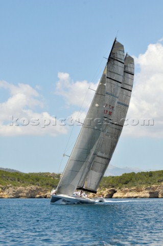 PALMA MAJORCA  June 12th Senso One at the start of the Fortis Race of The Superyacht Cup 2008 in Pal