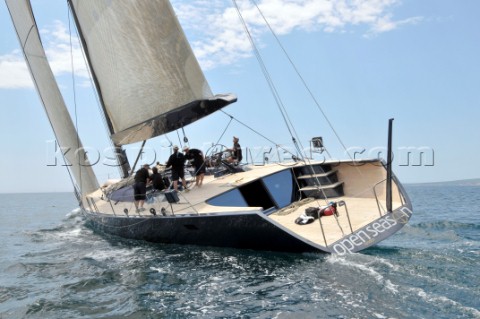 PALMA MAJORCA  June 12th Wally yacht Open Season at the start of the Fortis Race of The Superyacht C