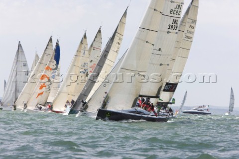 COWES UK  July 1st In ideal racing conditions the English Teams fight back on Day 2 of the Rolex Com