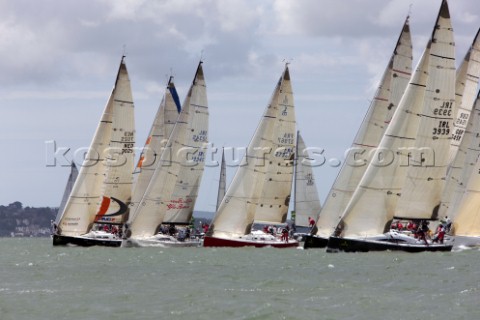 COWES UK  July 4th On Day 5 of the Rolex Commodores Cup in Cowes Isle of Wight the British Team GBR 