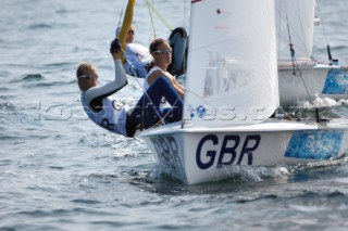Christina Bassadone & Saskia Clark GBR 470 Womens event at Qingdao
