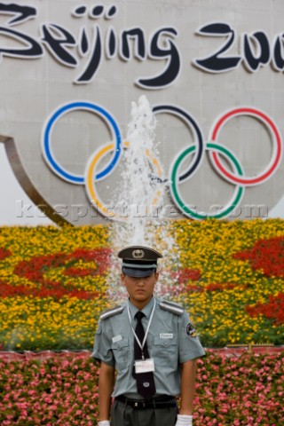 Beijing  070808 OLYMPIC GAMES 2008 TienamMen Square  in  Beijing Photo Carlo Borlenghi