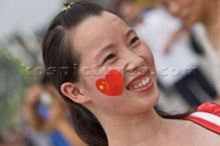 Beijing - 07/08/08. OLYMPIC GAMES 2008. Tien-am-Men Square  in  Beijing. Photo: ©©Carlo Borlenghi/