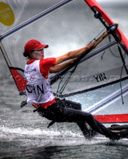 Qingdao (China) - 2008/08/15  Olympic Games Windsurfer Womens - PR China - Yin Jian