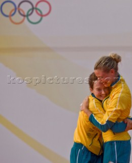Qingdao (China) - 2008/08/18  Olympic Games 470 Womens - Australia - Elise Rechichi and Tess Parkinson (Gold medal)