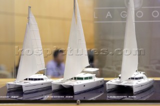 Models of Lagoon catamaran yachts
