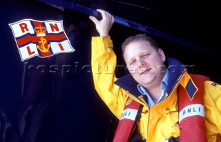 Yacht designer and naval architect Bjorn Johanssen who is part of the bembridge Lifeboat RNLI