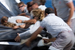 Les Voiles de St Tropez 2009 - onboard the Wally W130 helmed by Luca Bassani
