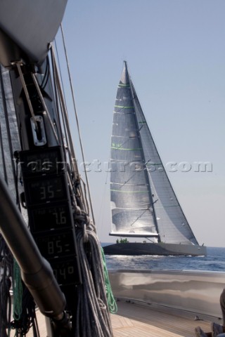 Les Voiles de St Tropez 2009  onboard the Wally W130 helmed by Luca Bassani