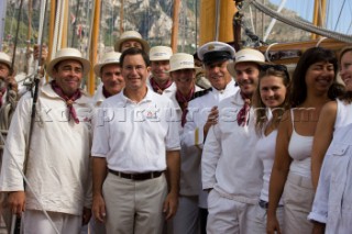 Bernard dAlessandri and crew of Tuiga - Monaco Classic Week 2009 and Tuiga Centenary celebration