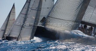 Maxi Yacht Rolex Cup 2009 Race Start.RAN, Sail n: GBR 7236R, Nation: GBR, Owner: Niklas Zennstrom, Model: JV 72