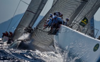 Maxi Yacht Rolex Cup 2009 Fleet Race.ALFA ROMEO, Sail n: NZL 8, Nation: NZL, Owner: Neville Crichton