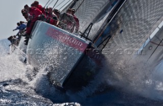 Maxi Yacht Rolex Cup 2009 Fleet Race.LUNA ROSSA, Sail n: ITA 4599, Nation: ITA, Owner: Maestrale Holding srl, Model: STP65