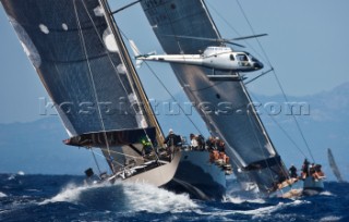Maxi Yacht Rolex Cup 2009 Y3K, Sail n: GER 6060, Nation: GER, Owner: Claus Peter Offen, Model: wally,OPEN SEASON, Sail n: GBR 94.3, Nation: GER, Owner: Thomas Bscher, Model: wally