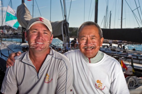 Maxi Yacht Rolex Cup 2009 Gavin Brady skipper and Karl Kwok owner Beau Geste