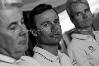 Valencia, 2/5/10. Alinghi5 33rd Americas Cup. Americas Cup Press Conference at the Alinghi Base. Ernesto Bertarelli.  Editorial use only.