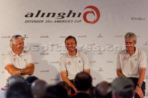 Valencia 050210Alinghi5 33rd Americas CupAmericas Cup Press Conference at the Alinghi Base