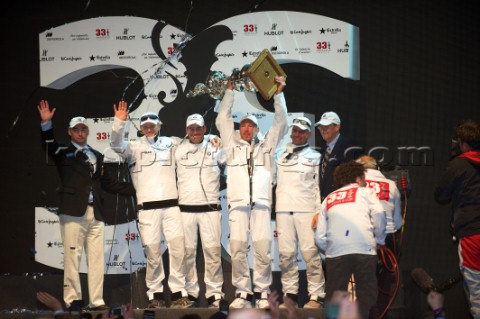 FEBRUARY 14TH 2010 VALENCIA SPAIN BMW Oracle Prize Giving Ceremony of the 33rd Americas Cup in Valen