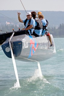 Kekszalag Blue Riband Race - the longest lake sailing race in Europe - Balatonford, Hungary.