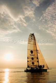 Kekszalag Blue Riband Race - the longest lake sailing race in Europe - Balatonford, Hungary.