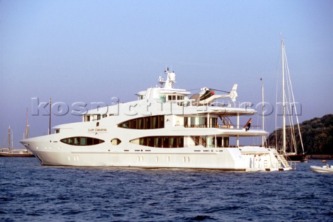85 million dollar  Super yacht Lady Christine 