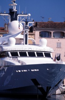 Super yacht in St Tropez