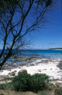 Tranquil beach in western Australia