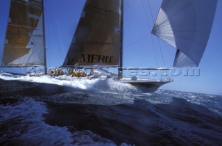 Merit in Fremantle during the 1993 - 1994 Whitbread Round the World Race