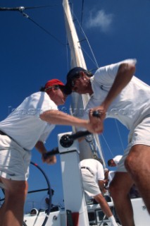 Maxi Yacht Rolex Cup 1995. Porto Cervo, Sardinia.