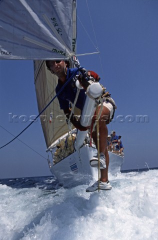 La Giraglia Rolex Cup 1998 Offshore race from St Tropez France around La Giraglia Rock Corsica and f