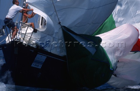 La Giraglia Rolex Cup 1999 Offshore race from St Tropez France around La Giraglia Rock Corsica and f