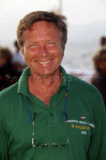Philippe Masset - President of Rolex France. La Giraglia Rolex Cup 1998. Offshore race from St Tropez, France, around La Giraglia Rock, Corsica, and finish at the Yacht Club Italiano in Genoa, Italy.