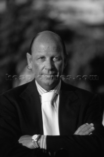 Patrick Heiniger, President of Rolex Geneva. Maxi Yacht Rolex Cup 2001. Porto Cervo, Sardinia.