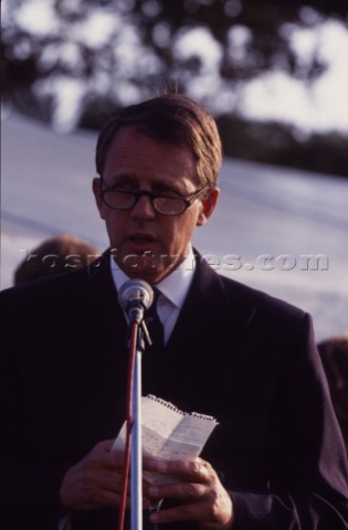 John Dere Commodore of RORC Rolex Commodores Cup 1992