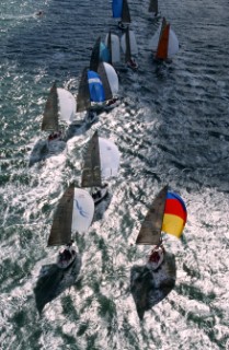 Rolex Farr 40 Worlds 2001. The Solent, Cowes, Isle of Wight, UK.