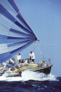 Rolex Swan World Cup 1990. Organised by the YCCS and sponsored by Jaguar cars.