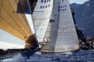 Rolex Swan World Cup 1992. Organised by the YCCS and sponsored by Jaguar cars.
