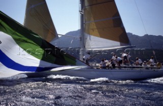 Rolex Swan World Cup 1994. Organised by the YCCS and sponsored by Jaguar cars.