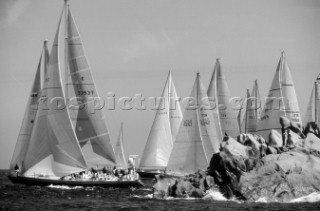 Rolex Swan World Cup 1994. Organised by the YCCS and sponsored by Jaguar cars.