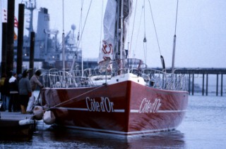 Cote dOr racing in the Whitbread Round the World Race 1986 now known as the Volvo Ocean Race