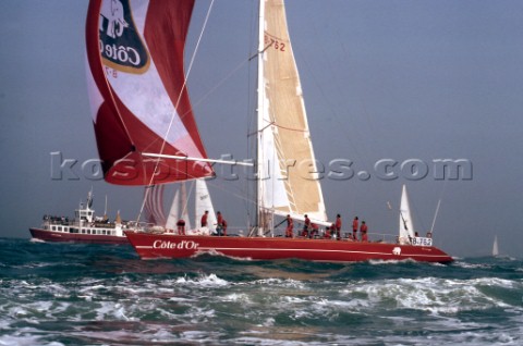 Cote dOr during the Whitbread Round the World Race 1986 now known as the Volvo Ocean Race