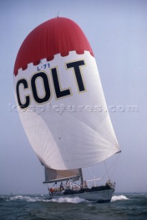 Swan Colt Cars during the Whitbread Round the World Race 1986 (now known as the Volvo Ocean Race)